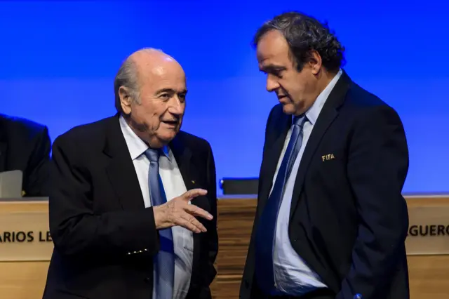 Blatter and Platini