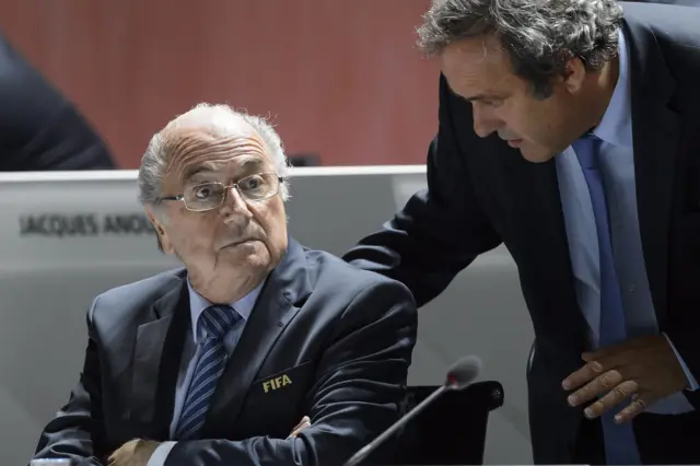 Blatter and Platini