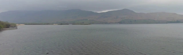 The normally peaceful waters of Derwentwater