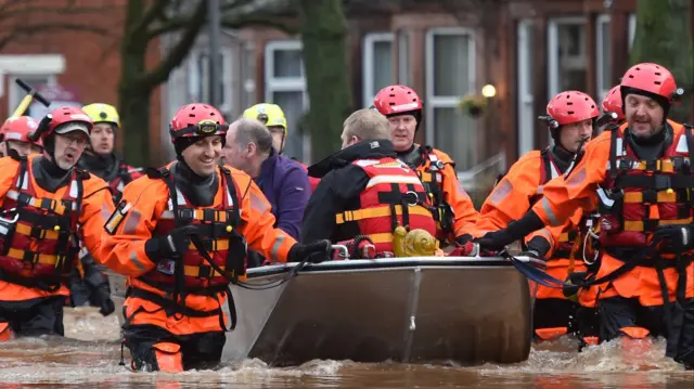 Rescue boat with snail on bow