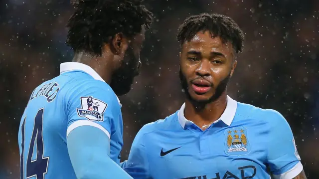 Man City striker Raheem Sterling