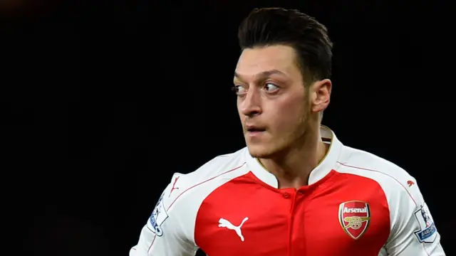 Arsenal playmaker Mesut Ozil