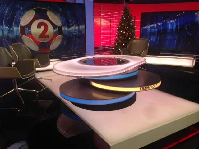 Match of the Day studio