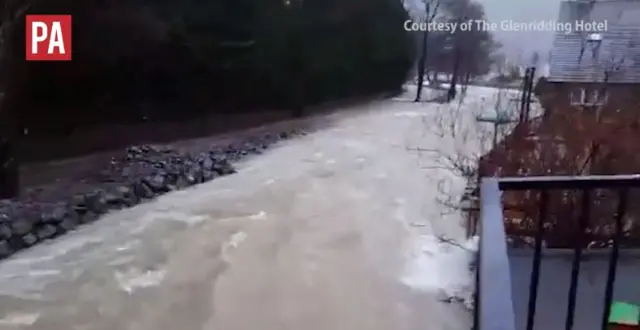 Glenridding Hotel flooding