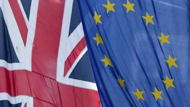 UK and EU flags