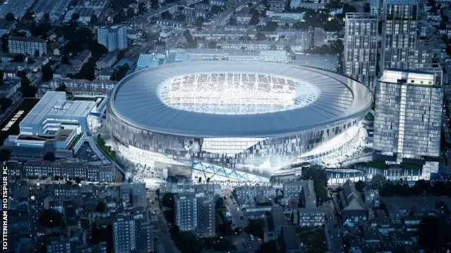 Tottenham's redeveloped White Hart Lane