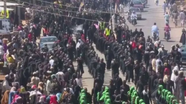 Shia protesters in Kaduna, Nigeria