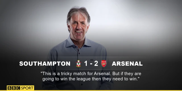 Southampton v Arsenal