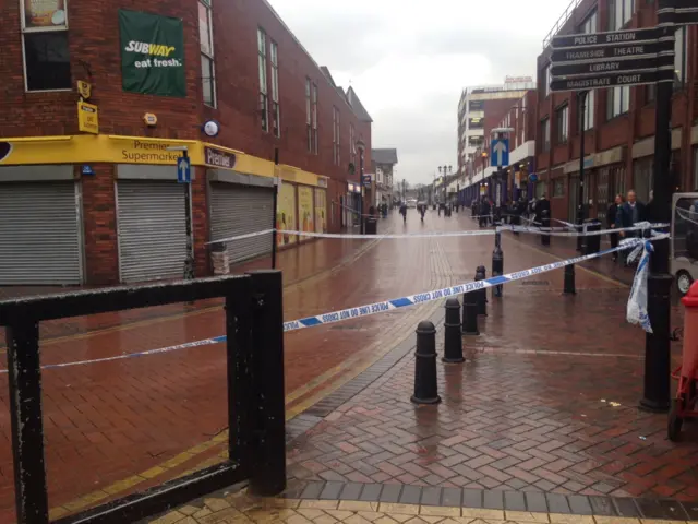 Cordon on Grays High Street