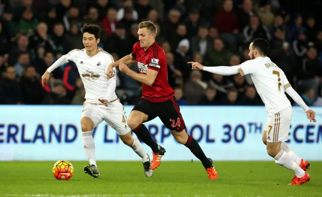 Ki Sung-Yueng and Darren Fletcher