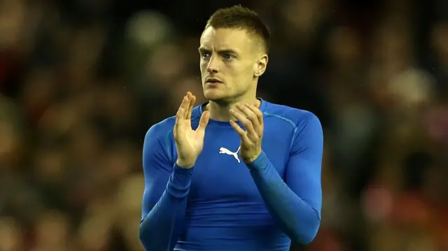 Jamie Vardy at full-time