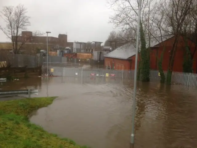 substation flooded