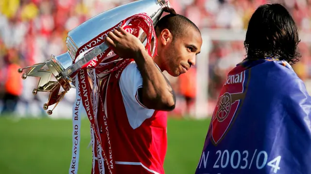 Thierry Henry and Robert Pires