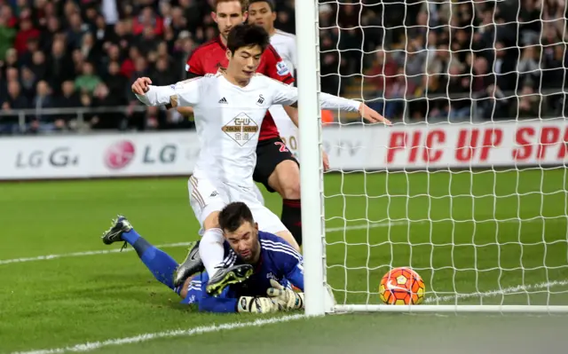 Ki Sung-Yueng scores for Swansea