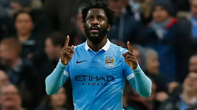 Wilfried Bony celebrates