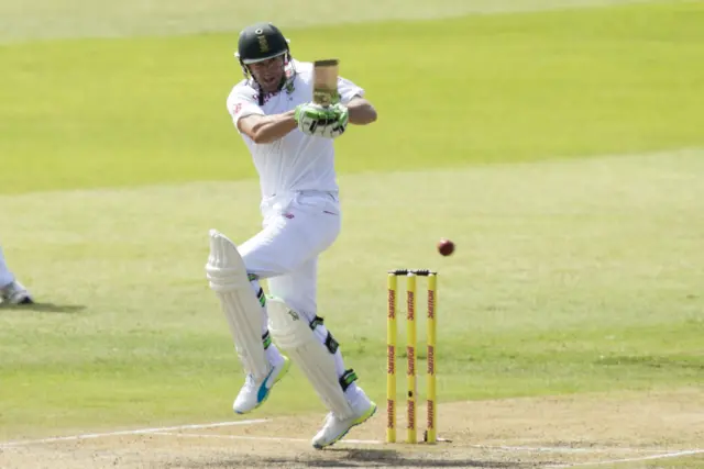 AB de Villiers plays a shot