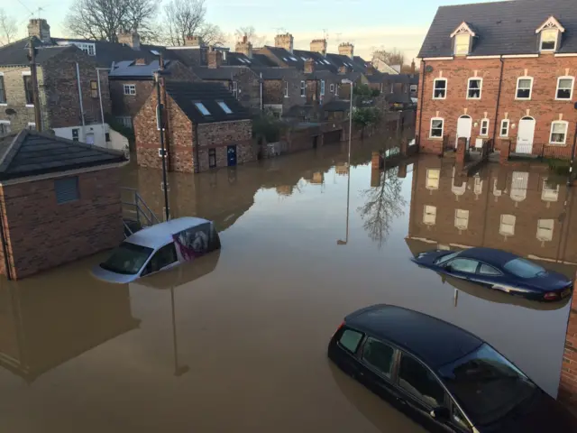 York flooding