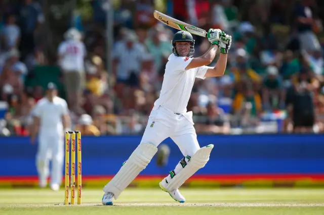 AB de Villiers bats for South Africa