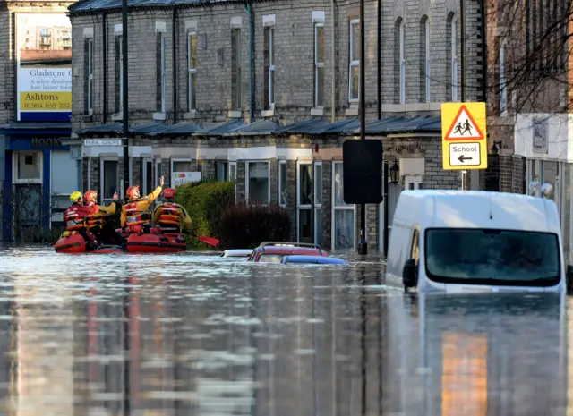 Flooding in York