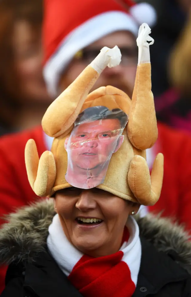 Louis van Gaal as a Turkey