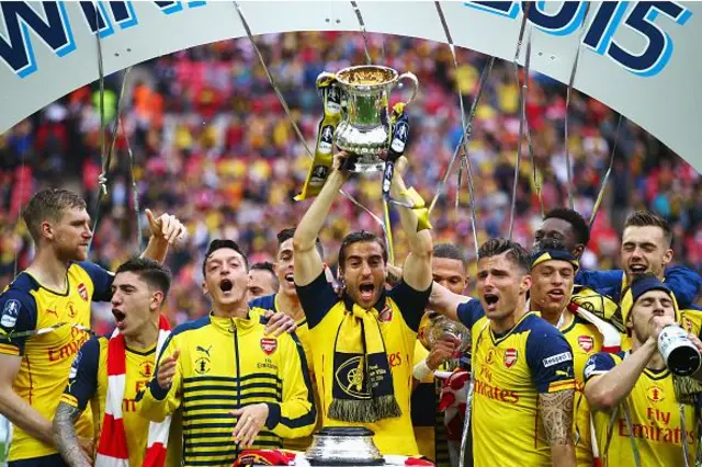 Arsenal win the FA Cup