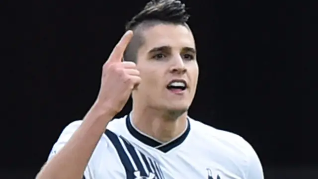 Erik Lamela of Tottenham