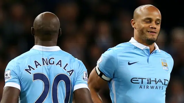 Mangala and Vincent Kompany