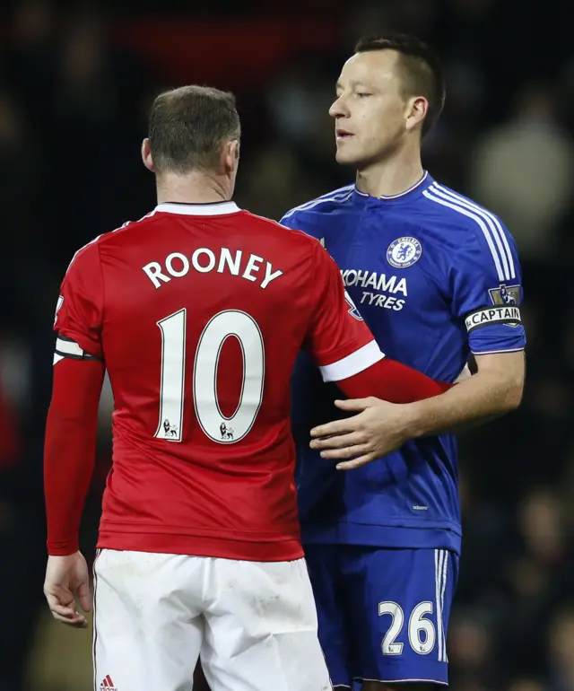 Wayne Rooney and John Terry