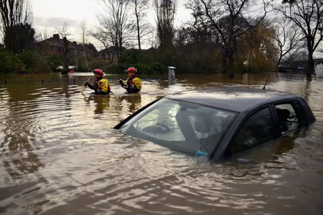 Flooding in York