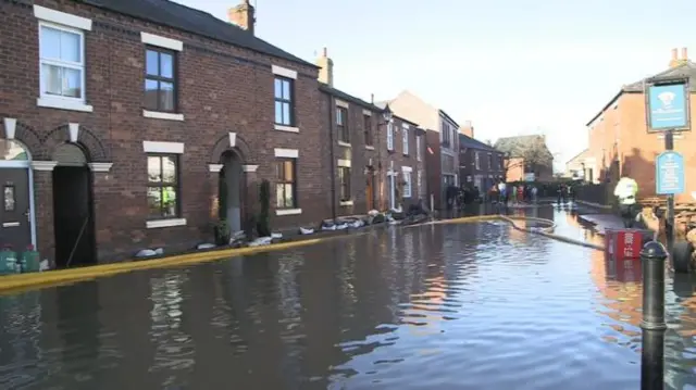 Flooding in Croston