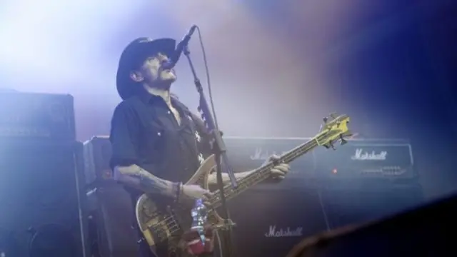 Lemmy performing