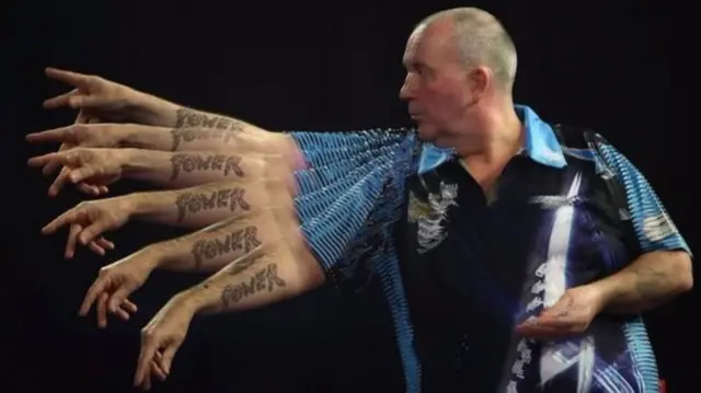 Phil Taylor in action