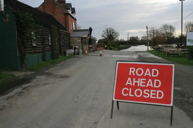 Roads closed in Shropshire because of flooding