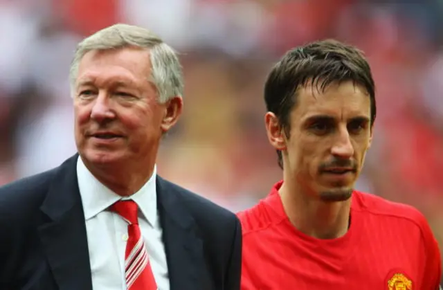 Alex Ferguson and Gary Neville