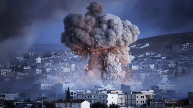 Explosion in Kobani