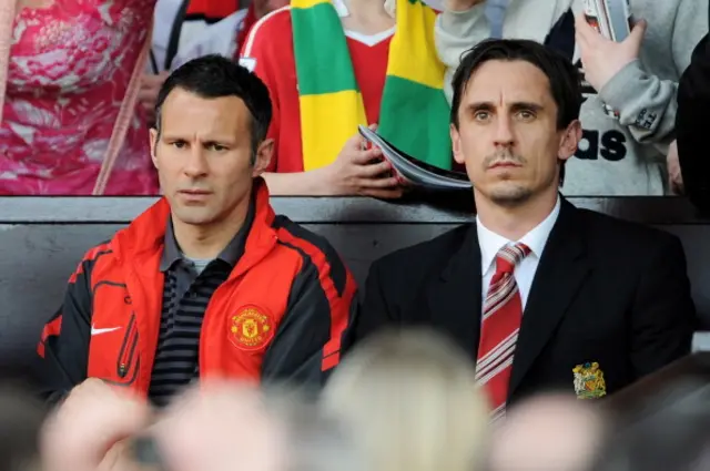 Ryan Giggs and Gary Neville