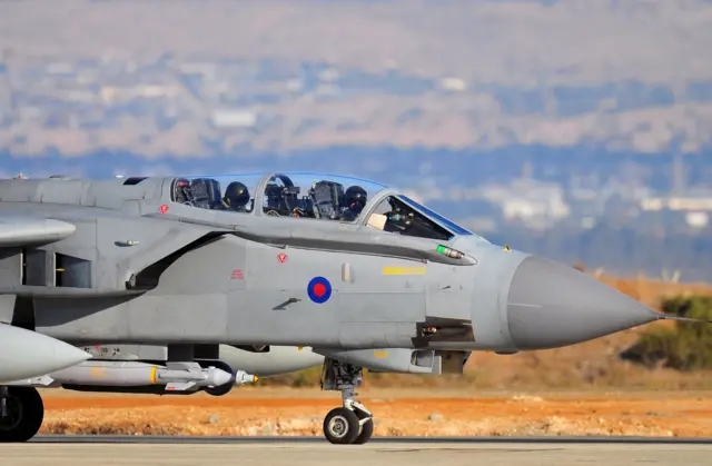 Tornado at RAF Akrotiri in Cyprus