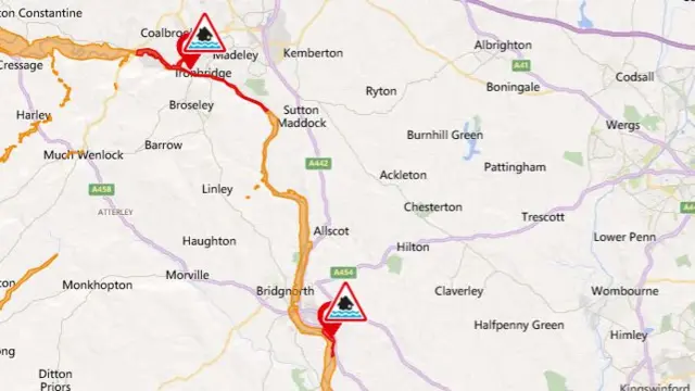 Environment Agency flood map