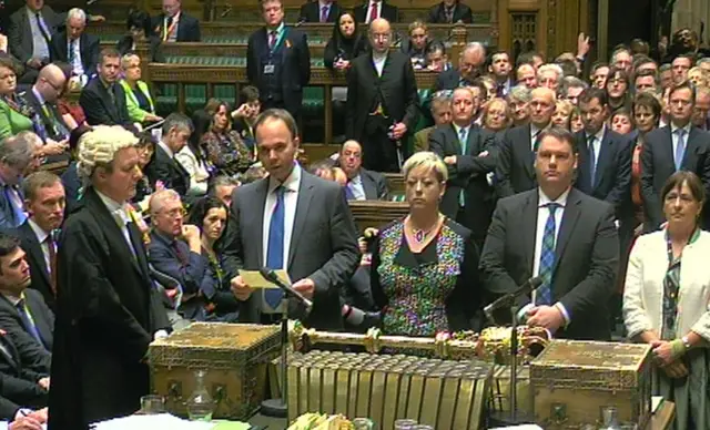 MPs in House of Commons