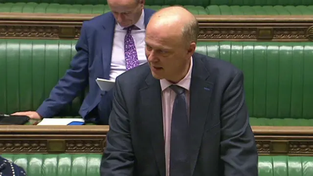 Commons Leader Chris Grayling