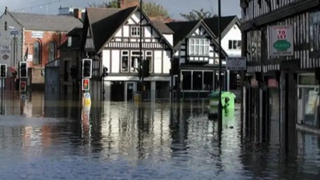 Flooded Frankwell