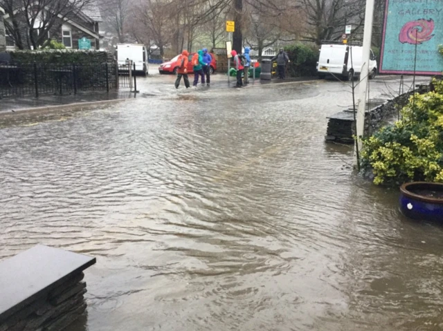 Flooding in Grasmere