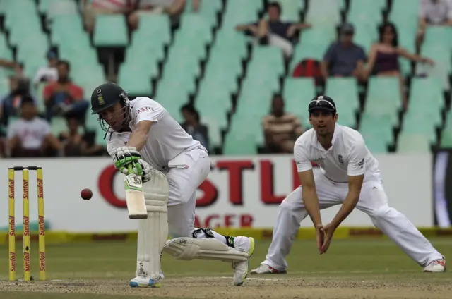 AB De Villiers bats