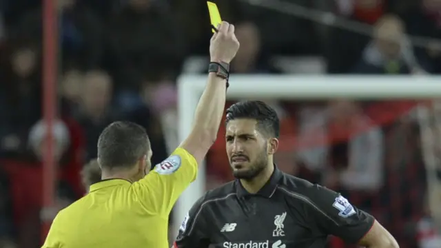 Emre Can is booked