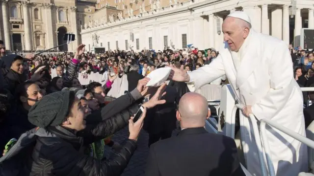 Pope Francis general audience in St Peter's Square