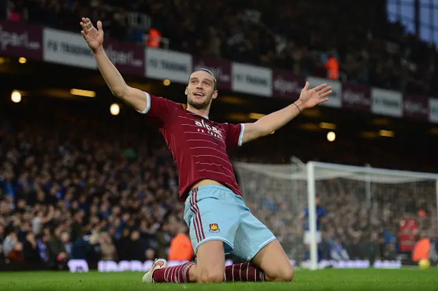 West Ham forward Andy Carroll