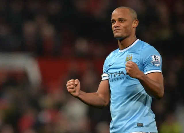 Manchester City defender Vincent Kompany