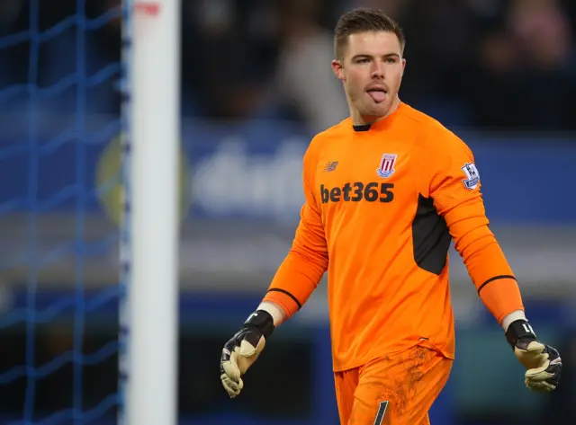 Stoke City keeper Jack Butland