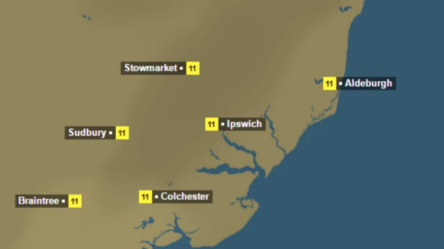 Overnight weather map