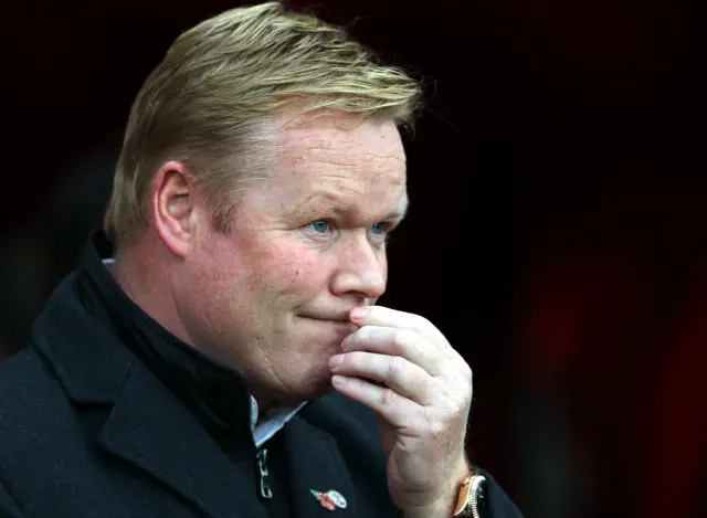 Southampton manager Ronald Koeman